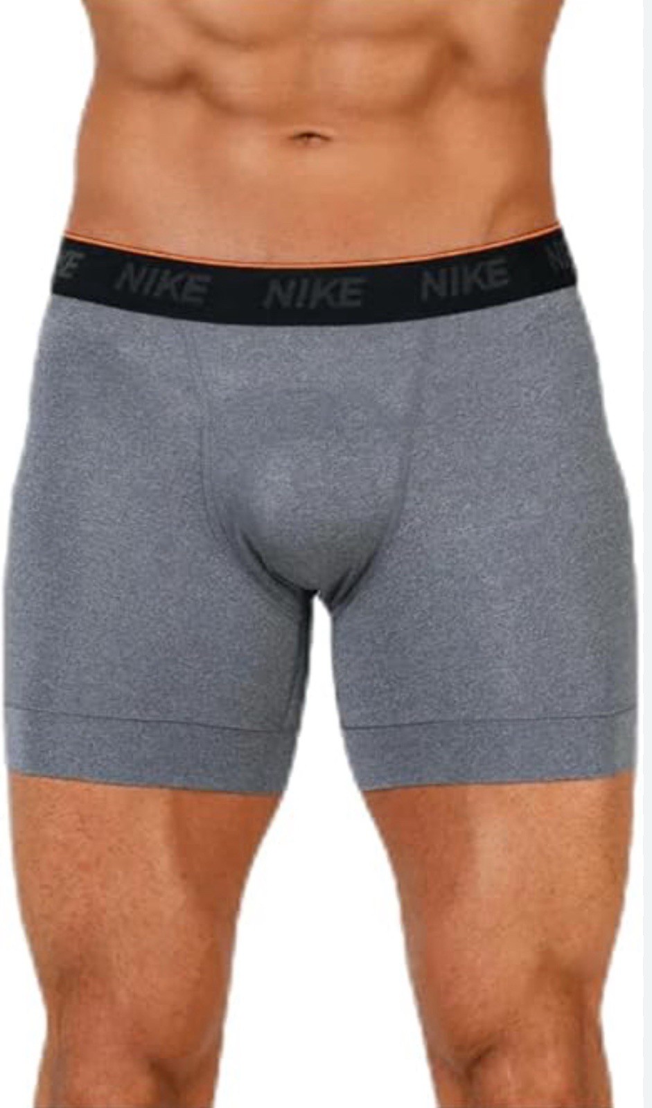 Boxer uomo Nike compressione spandex grigio slip piccolo