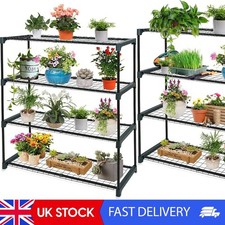 2 X 4 Tier Greenhouse Staging And Shelving Racks | Free Standing Outdoor Plant