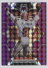 2023 Panini Mosaic Purple Prizm 20/49 Billy Johnson White Shoes #11 1e5k