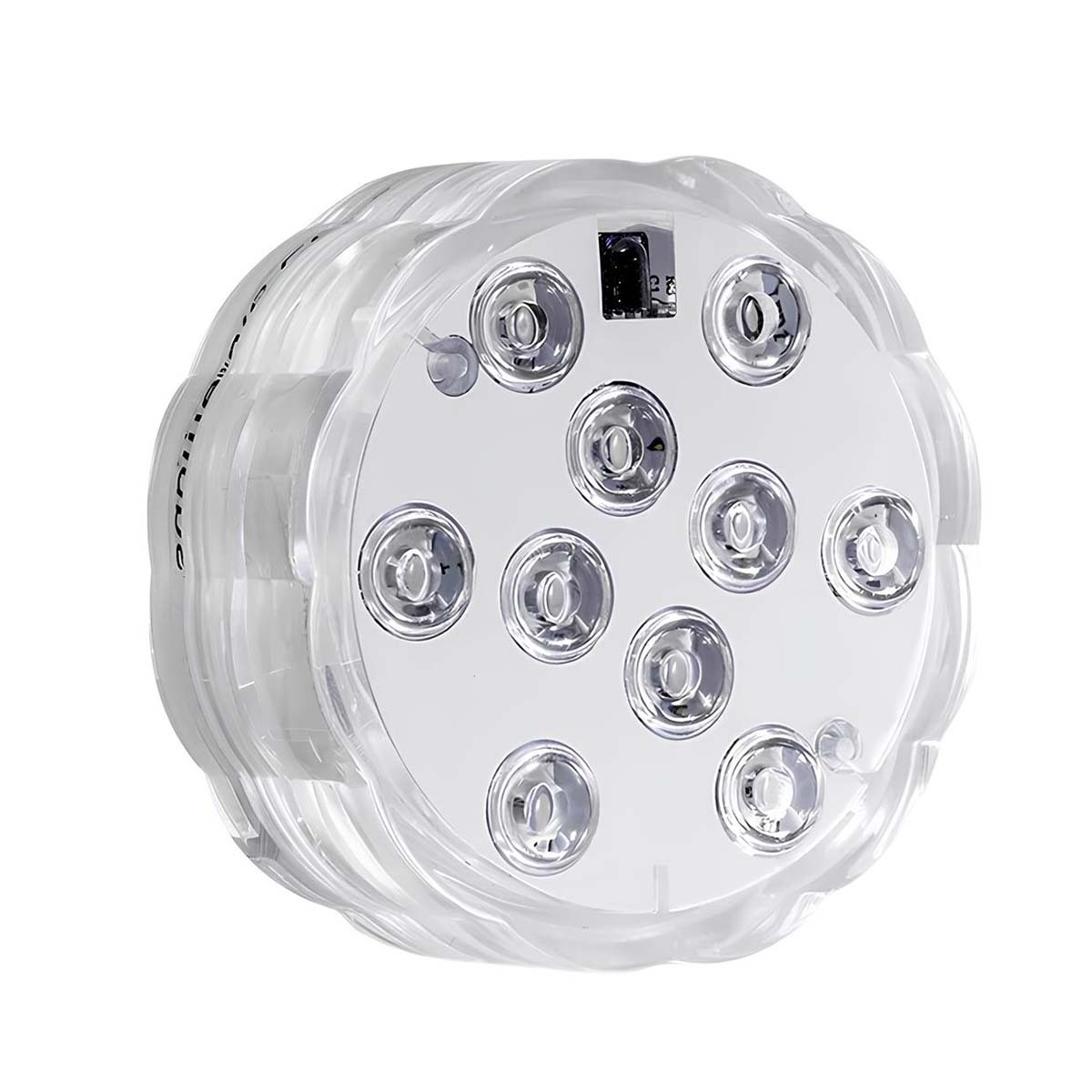 Lampe LED RGB submersible 5W étanche IP68 avec télécommande pour piscine et aquarium