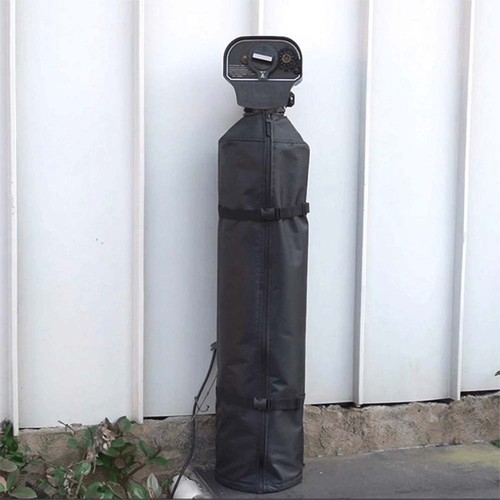 Weather Resistant Water Softener Tank Cover Maintains Performance Outdoors - Picture 7 of 27