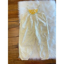 Vintage lemon overall 4t fit EUC