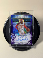 2025 Topps Chrome NBA Carmelo Anthony #SM-CA Stratospheric AUTO Purple /75