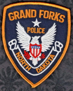 Grand Forks North Dakota Police Shoulder Patch  Guaranteed Authentic