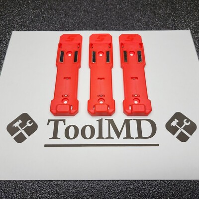 Snap-on Tools NEW RED 3-Piece Flexible Magnetic Can Holder