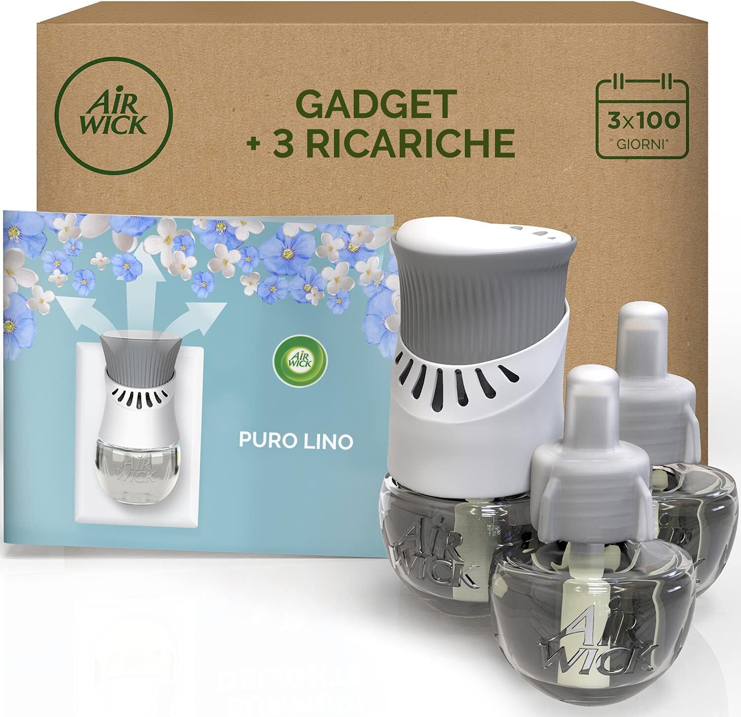 Airwick Diffusore Elettrico di Oli Essenziali, 1 Profumatore per Ambienti Elettr