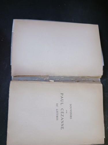 Emile Bernard : Souvenirs sur Paul Cézanne et lettres. Editions H. Laurens - Bild 3 von 8