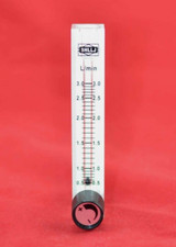 8 LZQ-2-7 Piping / Air Acrylic Rotameter Industrial Flow Meters