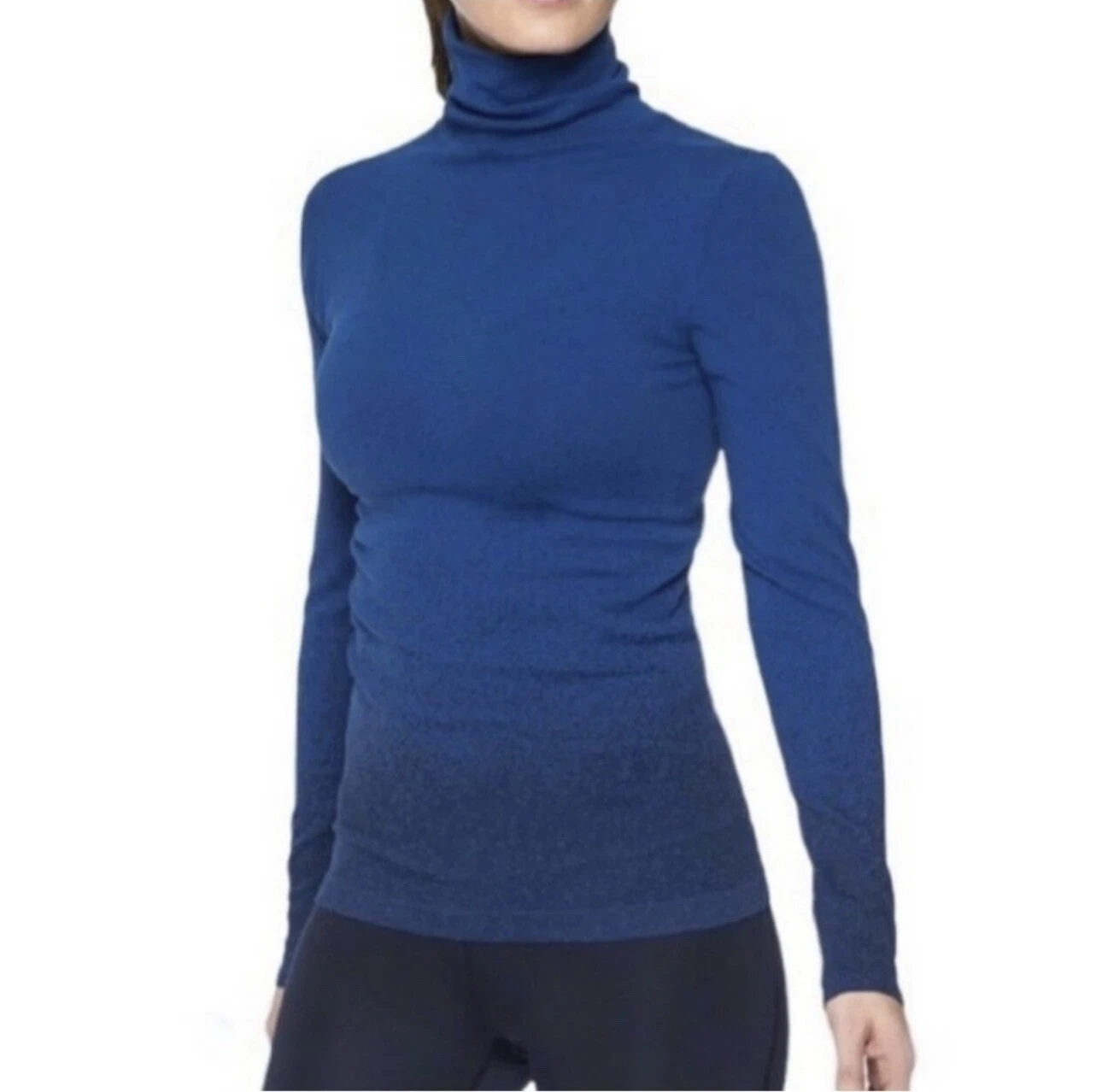 ATHLETA FLURRY BASE LAYER OMBRE TURTLENECK
