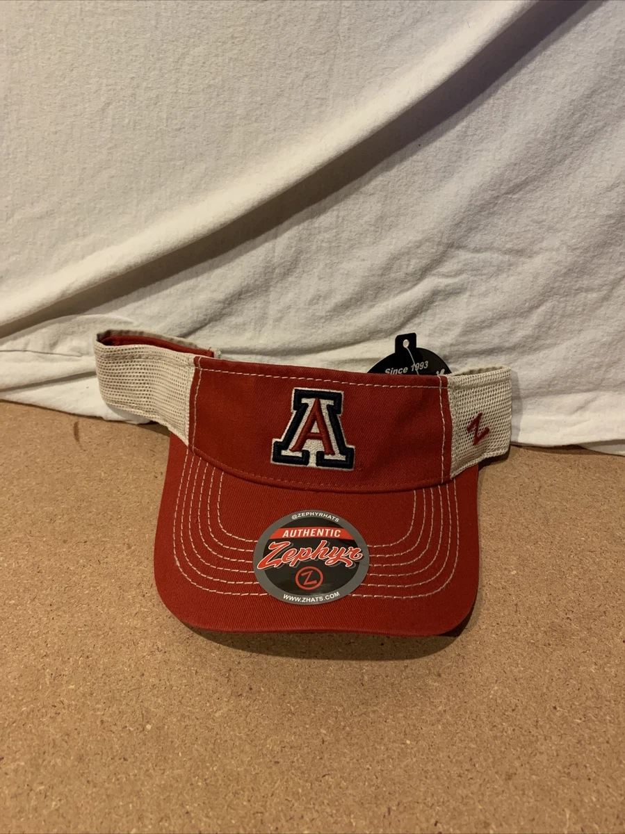 Red Beige Zephyr NCAA University of Arizona Wildcats Embroidered