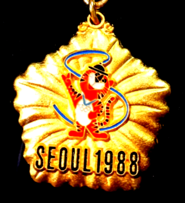 1988 Seoul Olympic Commemorative Key Chain Set, With Hodori