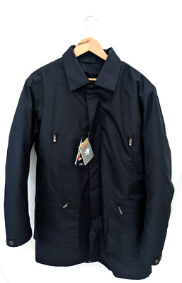 Zegna Sport Jacket Mens L Down Rain Coat Waterproof Insulated Smart Academia