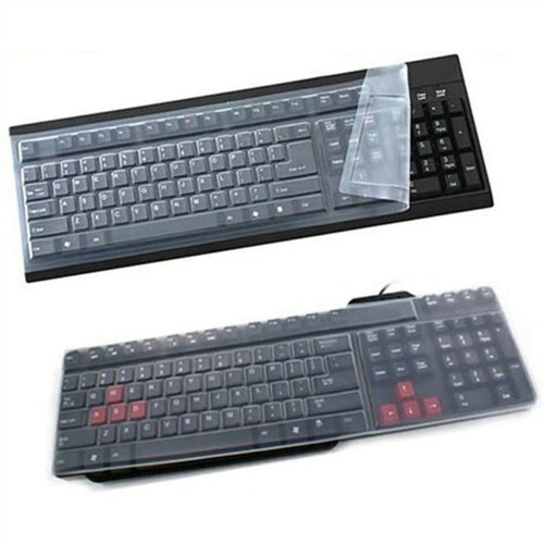 Keyboard Skin Universal Silicone Desktop Computer Keyboard Cover Skin Protector - Afbeelding 2 van 7
