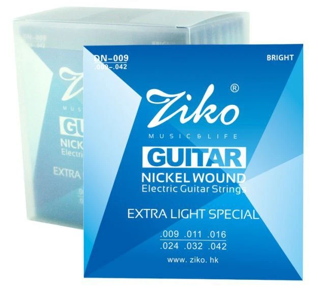 1, 3 or 5 x High Quality Ziko Nickel Wound Electric Guitar Strings UK SHIPPING