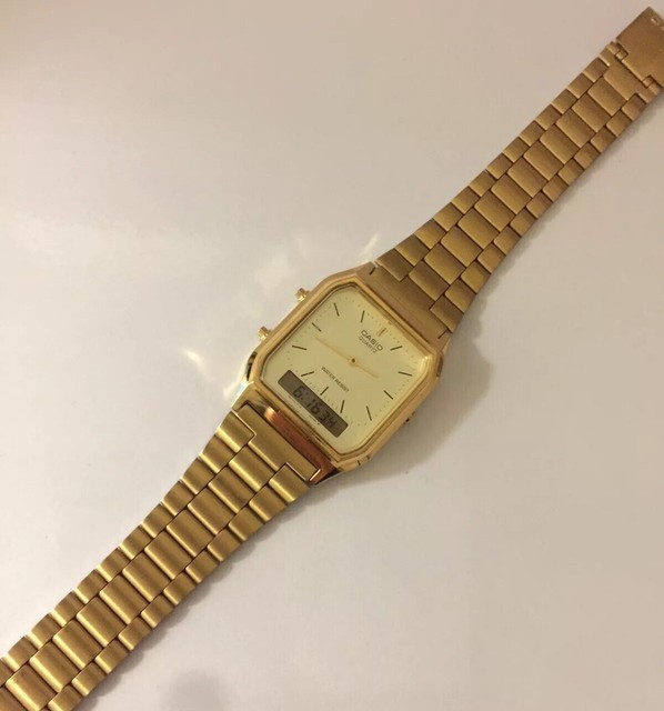 casio analogue vintage watch