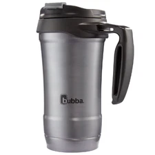 Coffee Tea Dual Wall Vacuum Insulated Stainless Steel Travel Mug Gunmetal Black