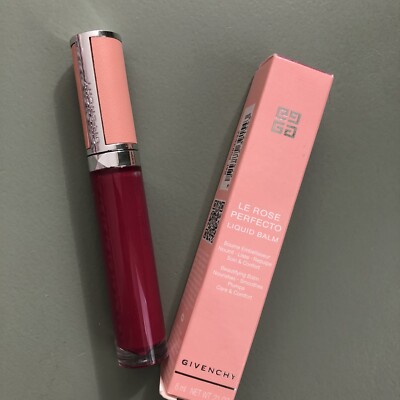 Givenchy Le Roso Farbton 26 Free Red Perfecto flüssiger pflegender Lippenbalsam