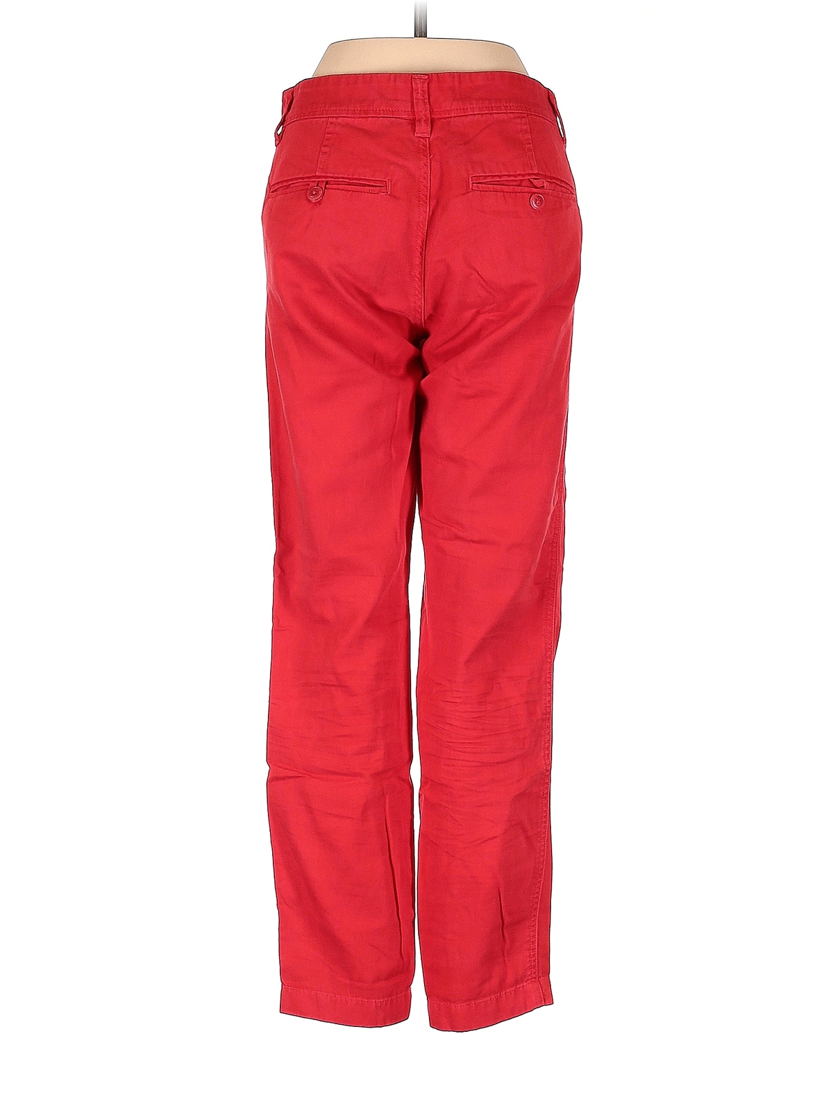J.Crew Women Red Casual Pants 00 eBay