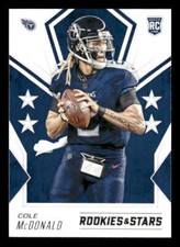 2020 Panini Rookies & Stars #154 Cole McDonald Rookie Tennessee Titans