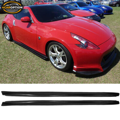 Fits 09-20 Nissan 370Z Aero Jacket Side Skirts Rocker Panel