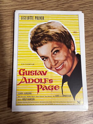 Gustav Adolfs Page | 1960 | Cinema Filmplakatkarte