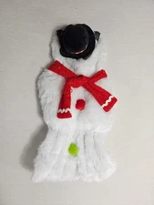 Time For Joy Petco Sweet Snowman w/ Hat Sparkle Christmas Dog Costume Size Large