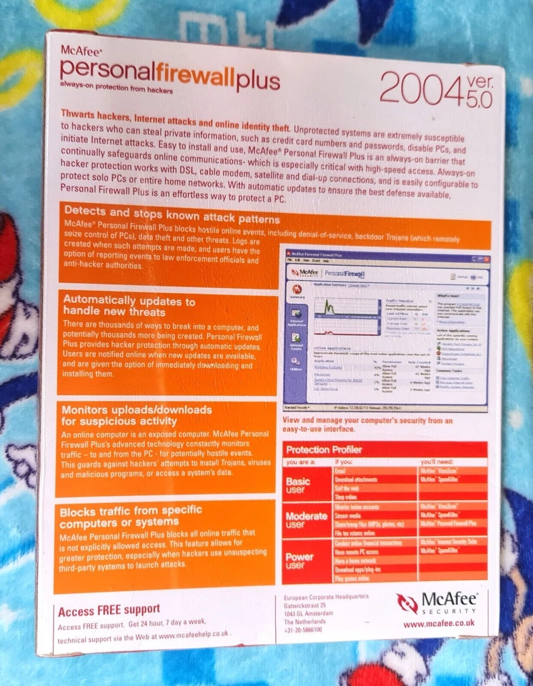 McAfee Personal Firewall Plus 2004 ver 5.0 | New & Sealed | Vintage Software - Image 2 of 4