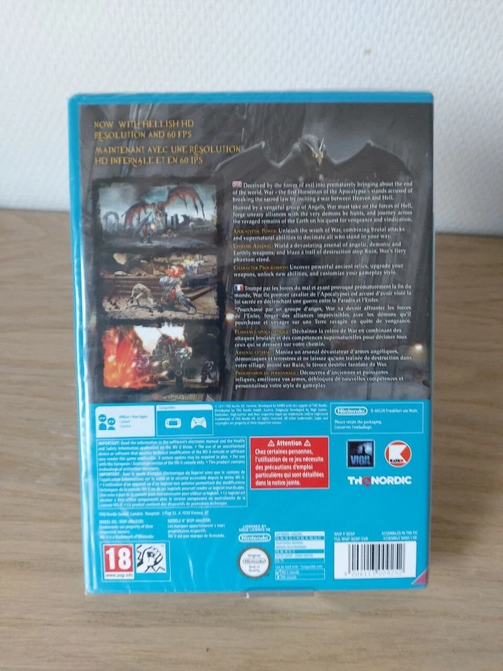 DARKSIDERS WARMASTERED EDITION Nintendo wii u version FR NEUF SOUS BLISTER - Photo 2/2