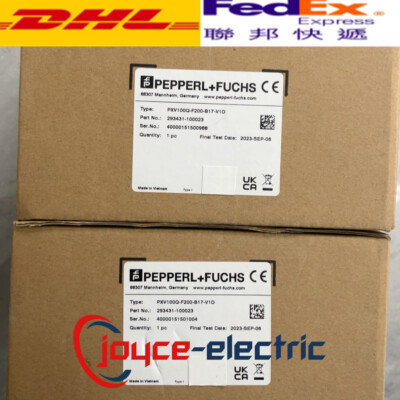 Brand New Pepperl+Fuchs PXV100-F200-B17-V1D Optical Code Reader 293431