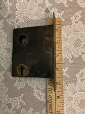 Antique Mortise Lock Door Hardware Salvage Skeleton Keyhole NO Key Vintage