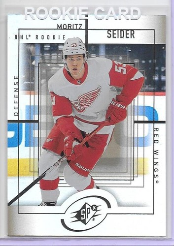 MORITZ SEIDER 21 22 UD EXT SERIES SPX NHL ROOKIE SP INSERT RC GERMANY 