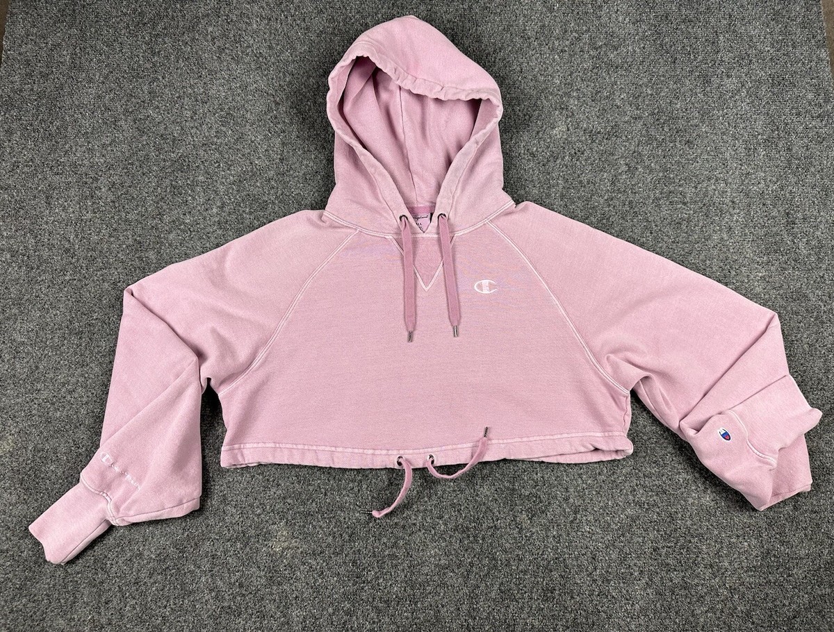 Champion Hoodie WomensX Small Pink Dyed Pullover Sweatshirt
