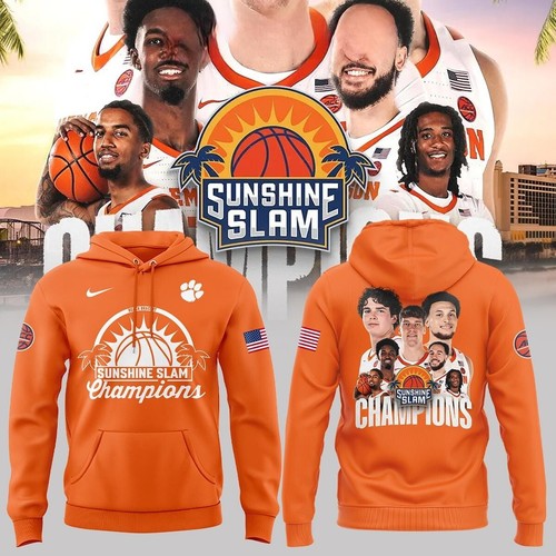 Clemson Tigers Go Tigers Sunshine Slam Champions 2024 Hoodie T-Shirt