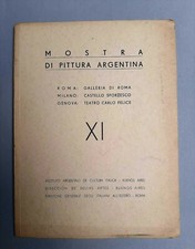 “Mostra di Pittura Argentina”. Jose Leon Pagano 1933 Pettoruti Raquel FORNER