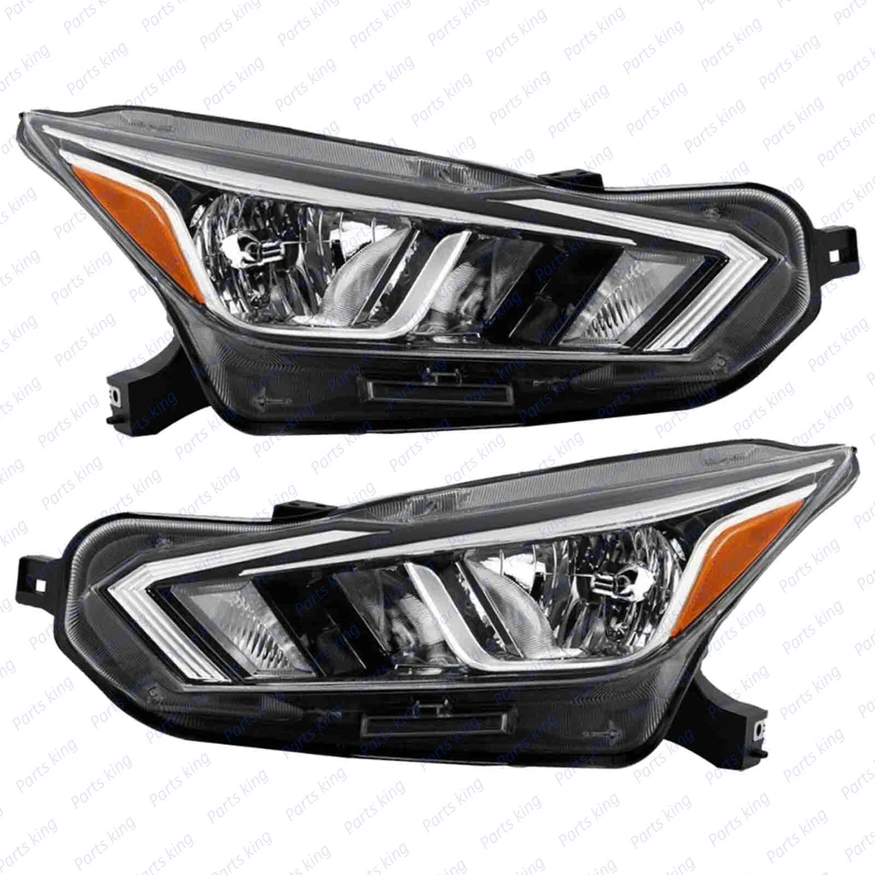 For 2020 2024 Nissan Versa Headlight Assembly Left Driver Right Passenger Pair - Image 2 of 4