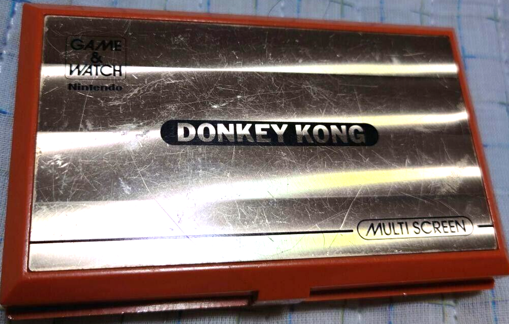 USED Nintendo Game & watch Donkey Kong DK-52 Multi Screen Vintange