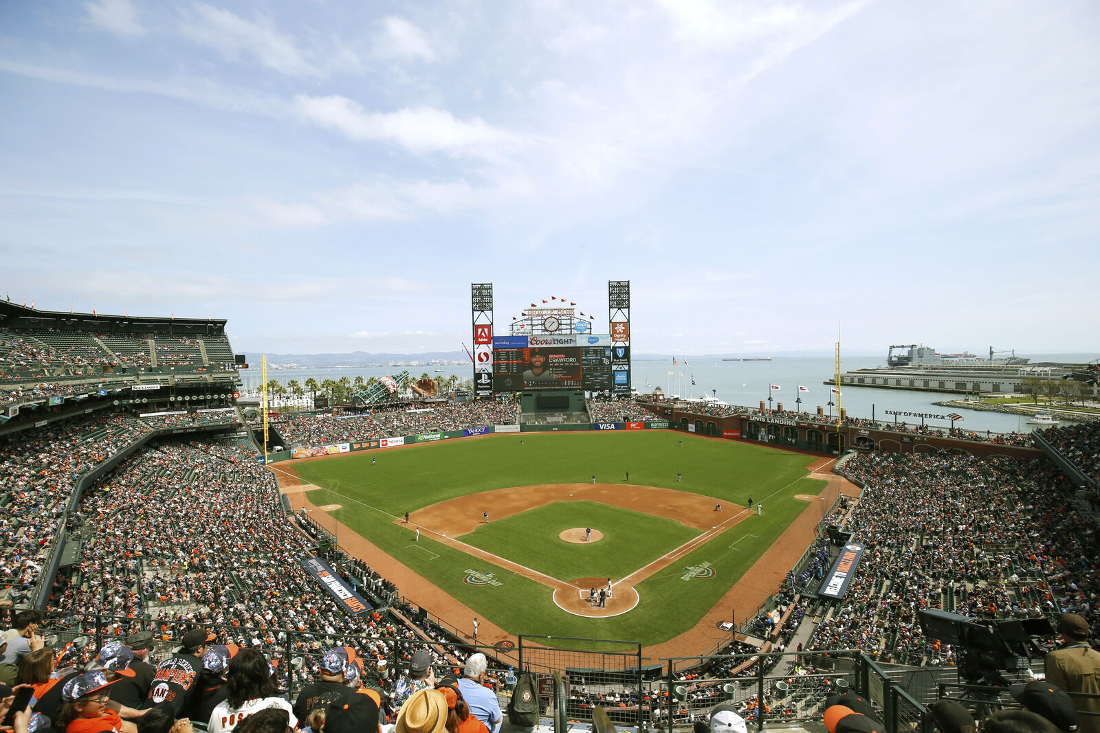 Sf Giants Stadium Seating Chart View From Seat