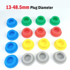 Silicone Hole Plug Stopper Seal Bungs 13mm to 48.5mm Blanking End Caps