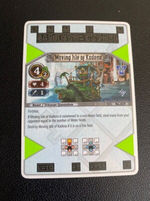 Eye Of Judgment Judgement Serie 1 Rare Karte - Moving Isle of Kadena #029