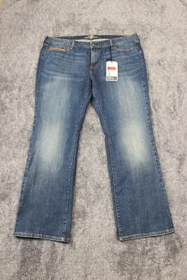 2010 Levis slight curve boot cut womens size 20 denim jean