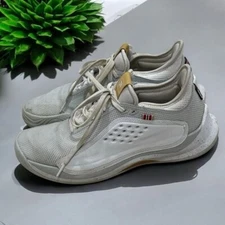 FILA Mondo Forza White and Gold Tennis Trainer Sneakers Women’s Size 10