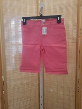The Children Place Shorts Girls Size 10 Pink Adjustable Waist Button Zipper