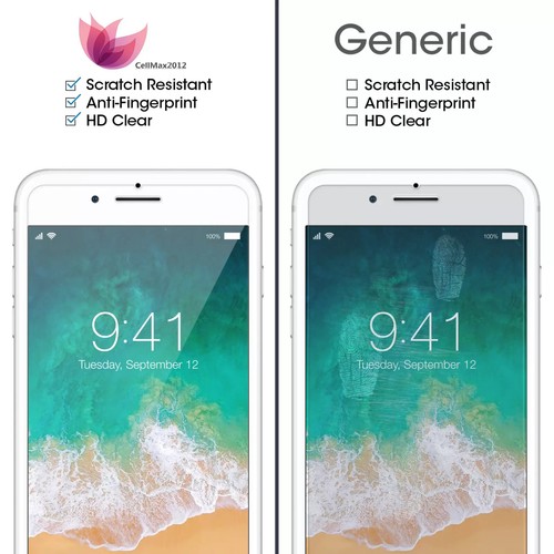 Bulk Lot 100X Tempered Glass Screen Protector For iPhone 16 15 14 13 12 11 XR Xs - Picture 4 of 10