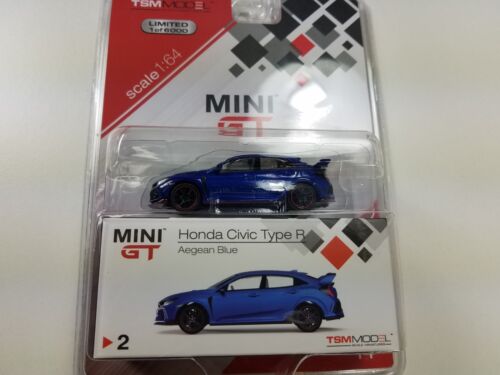Honda Civic Type R '17 Limited Edition Mini GT TSM Mode Aegean Blue - Afbeelding 1 van 2