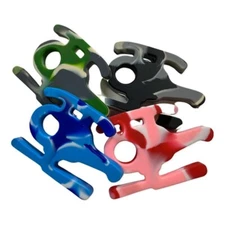 Lil' Jumbl BPA Free Baby Teething Toy TR006 Camouflage Black Blue Pink LOT OF 4