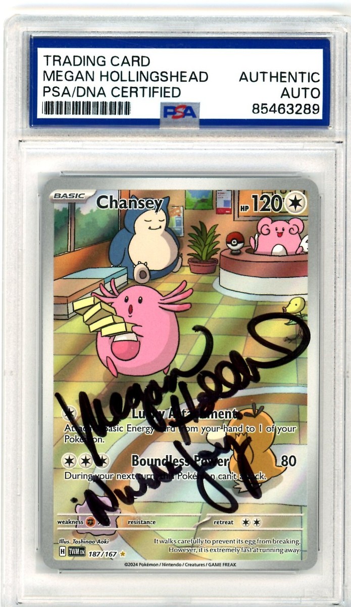 PSA10 ココッシュ PSA Signed Megan Hollingshead Chansey 187/167 Sv06: Twilight