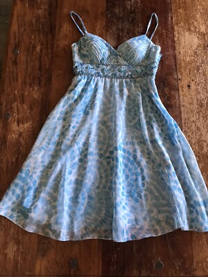 adrianna papell light blue sequin dress Adrianna Papell Platinum Bridesmaid Dress Style 40104