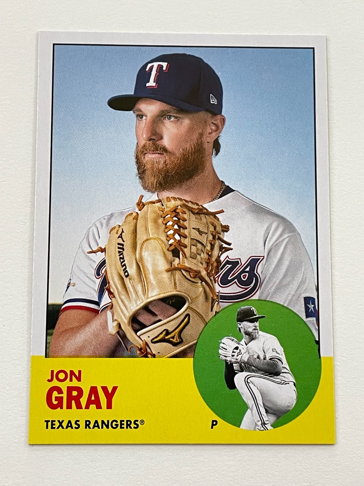 2022 Topps Archives Baseball 1963 Topps #36 - Jon Gray - Texas Rangers