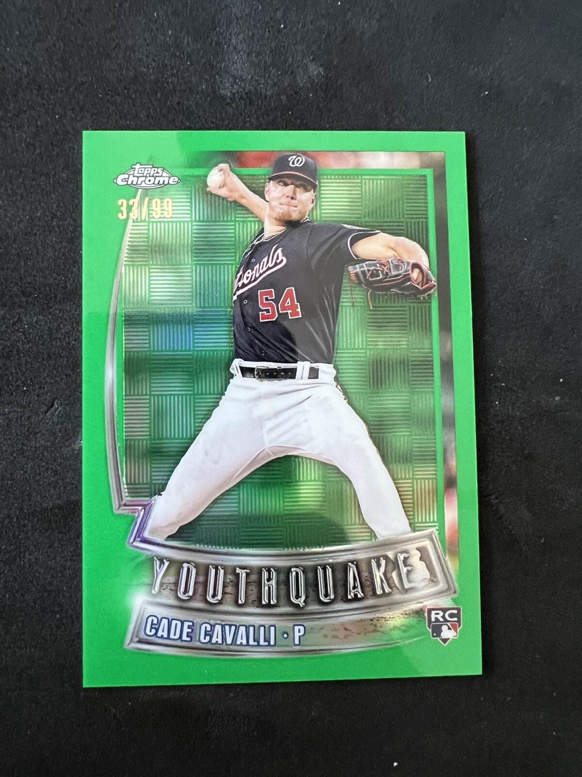 2023 Topps Chrome Youthquake Cade Cavalli Green /99 Rookie Card RC