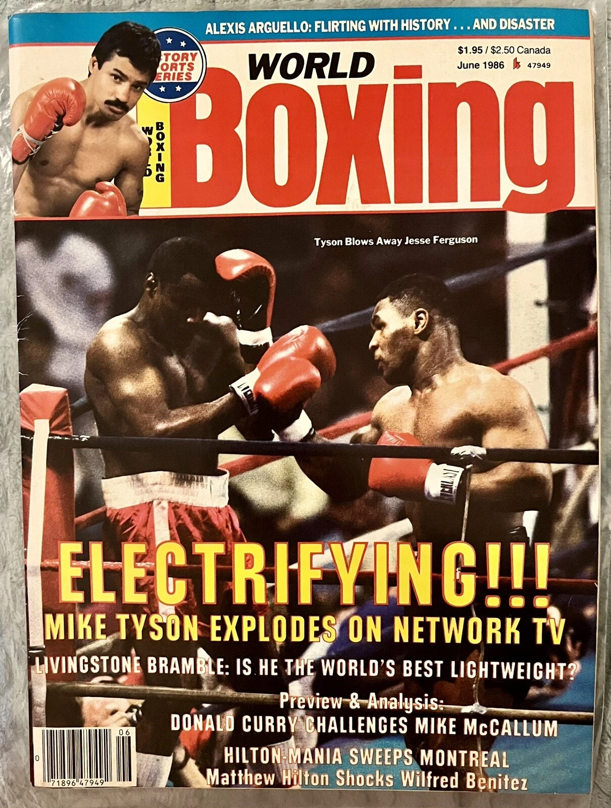 ワールドボクシング マガジン 1986年6月 ボクシング タイソン ファーガソン アルゲロ その他 - 画像1/5